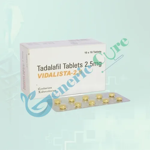 Vidalista 2.5 mg (Tadalafil)